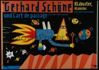 7g452 GERHARD SCHONE 24x33 German music poster 2002 Klabuster, Klabuster, wild art by Wagenbreth!