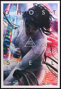 7g188 GHOST IN THE SHELL 27x40 special poster 2017 completely different image of Johanson as Major!