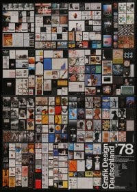 7g432 GRAFIK DESIGN DEUTSCHLAND '78 33x47 German museum/art exhibition 1978 images of many posters!