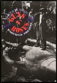 7g111 GUNS N' ROSES 13x19 music poster 1991 Axl Rose, Mayhem in the Streets at Warfield Theatre!