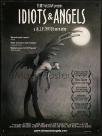 7g194 IDIOTS & ANGELS 18x24 special poster 2008 Bill Plympton, presented by Terry Gilliam!