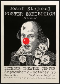 7g227 JOSEF STEJSKAL POSTER EXHIBITION 17x25 Australian museum/art exhibition 1986 Shakespeare!