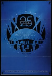 7g213 PACIFIC'S CINERAMA DOME 27x40 special poster 1988 theater designed for wide format movies!