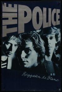 7g122 POLICE 24x36 music poster 1979 Sting, Copeland & Andy Summers, Reggatta de Blanc!