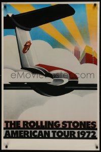 7g125 ROLLING STONES 25x38 music poster 1972 American Tour, cool art by John Pashe!