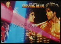 7g221 STAYING ALIVE 24x33 special poster 1983 John Travolta in Saturday Night Fever sequel!