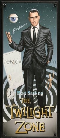 7g225 TWILIGHT ZONE 10x24 special poster 2000s art from faux Aurora model or diorama kit!