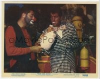 7h001 3 RING CIRCUS color 8x10 still 1954 Dean Martin taking cotton candy from clown Jerry Lewis!