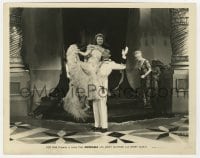 7h051 ADORABLE 8x10 still 1933 Henry Garat holds pretty Janet Gaynor up in the air!