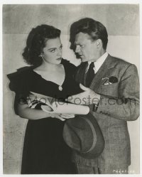 7h067 ALL WOMEN HAVE SECRETS candid 7.75x9.5 still 1939 visitor James Cagney gives advice to sister!