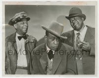 7h071 AMOS 'n' ANDY TV 7x9 still 1952 Alvin Childress & Spencer Williams with Tim Moore as Kingfish!