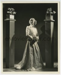 7h080 ANITA LOUISE 8.25x10 still 1936 in silvery metal cloth between pillars by Welbourne!