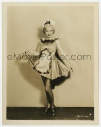 7h123 BESSIE LOVE 8x10.25 still 1920s full-length MGM studio portrait modeling a sexy maid outfit!