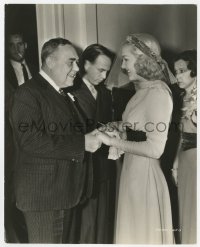 7h129 BETTY GRABLE 7.75x9.5 still 1937 congratulated by her father at wedding to Jackie Coogan!