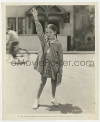 7h135 BIG BROADCAST OF 1937 candid 8x10 still 1936 Virginia Weidler gets ready to go back to school!