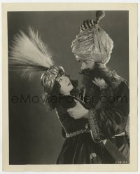 7h154 BLUEBEARD'S 8th WIFE 8x10 still 1923 close up of Gloria Swanson struggling with bearded man!