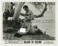 7h161 BRAND OF SHAME 8x10 still 1968 adult color western that puts you back in the saddle again!
