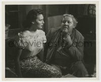 7h167 BRIBE 8.25x10 still 1949 pretty Ava Gardner matches wits with sinister Charles Laughton!