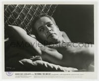 7h250 COOL HAND LUKE 8.25x10 still 1967 best close up of barechested Paul Newman in his bunk!