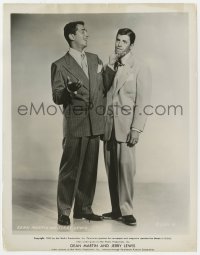 7h269 DEAN MARTIN/JERRY LEWIS 8x10.25 still 1955 great portrait of the legendary comedy team!