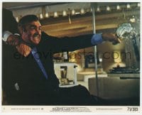 7h011 DIAMONDS ARE FOREVER 8x10 mini LC #1 1971 Sean Connery as James Bond attacked from behind!
