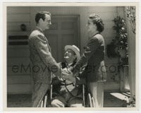 7h306 DR. KILDARE GOES HOME deluxe 8x10 still 1940 Lionel Barrymore between Lew Ayres & Laraine Day!