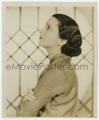 7h307 DR. MONICA 8x9.75 still 1934 great profile portrait of beautiful Kay Francis by Elmer Fryer!