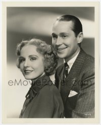 7h343 EXCLUSIVE STORY deluxe 8x10 still 1936 Franchot Tone & Madge Evans by Clarence Sinclair Bull!