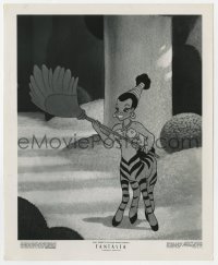 7h351 FANTASIA 8.25x10 still 1941 censored black Nubian zebra centaur, rare Fantasound release!