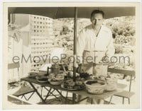 7h375 FREDRIC MARCH 8x10.25 still 1930s spending spare time at his Santa Monica beach bungalow!