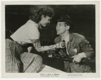 7h402 GIVE A GIRL A BREAK 8x10.25 still 1953 Bob Fosse in early acting role with Debbie Reynolds!