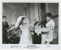 7h422 GRADUATE 8.25x10 still 1968 Dustin Hoffman & Katharine Ross run from church at film's climax!