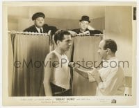 7h427 GREAT GUNS 8x10.25 still 1941 Stan Laurel & Oliver Hardy watch doctor Charles Arnt!