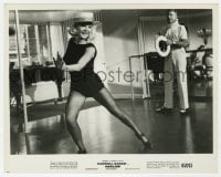 7h434 HARLOW 8x10.25 still 1965 Carroll Baker in nylon stockings at dance rehearsal!