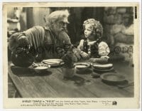 7h438 HEIDI 8x10.25 still 1937 bearded Jean Hersholt stares at adorable Shirley Temple!