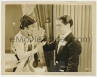 7h468 IN GAY MADRID 8x10.25 still 1930 Ramon Novarro gives necklace to beautiful Dorothy Jordan!