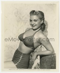 7h503 JEAN TRENT 8.25x10 still 1945 c/u of the sexy Universal starlet in skimpy swimsuit!