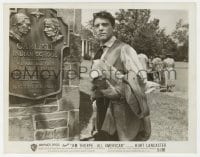 7h509 JIM THORPE ALL AMERICAN 8x10.25 still 1951 Burt Lancaster by Carlisle Indian School plaque!