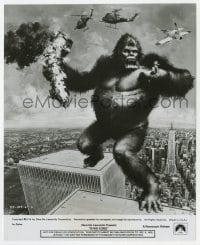 7h537 KING KONG 8x10 still 1976 great John Berkey art of the giant ape used on the posters!