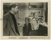 7h541 KISS THE BLOOD OFF MY HANDS 8x10.25 still 1948 Burt Lancaster looking at pretty Joan Fontaine!