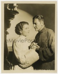 7h585 LOST HORIZON 8x10.25 still 1937 romantic close up of Ronald Colman standing by Jane Wyatt!