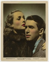 7h024 MADE FOR EACH OTHER color-glos 8x10 still 1939 best c/u of Carole Lombard & James Stewart!