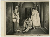 7h602 MAMA BEHAVE 8x11 key book still 1926 fallen Charley Chase by Mildred Harris & Oakland, rare!