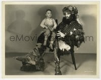 7h603 MAMA'S LITTLE PIRATE 8x10.25 still 1934 giant Tex Madsen with Spanky on his lap, Our Gang!