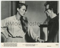 7h025 MANHATTAN 8x10 mini LC #4 1979 close up of Meryl Streep glaring at Woody Allen!