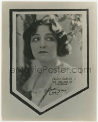 7h648 MISTRESS OF SHENSTONE 7.5x9.5 still 1921 c/u of Pauline Frederick in the title role!