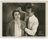 7h653 MORAN OF THE MARINES candid 8x10.25 still 1928 Ruth Elder learns the importance of eyebrows!