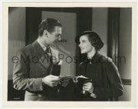 7h654 MORNING GLORY 8x10.25 still 1933 c/u of Katharine Hepburn smiling at Douglas Fairbanks Jr.!