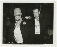 7h670 NAUGHTY NINETIES candid 8.25x10 still 1945 Abbott in tux grabs Costello in police costume!