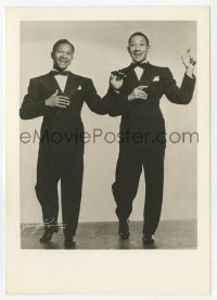 7h674 NICHOLAS BROTHERS deluxe 5x7 still 1930s the young tap dancing duo full-length in tuxedos!